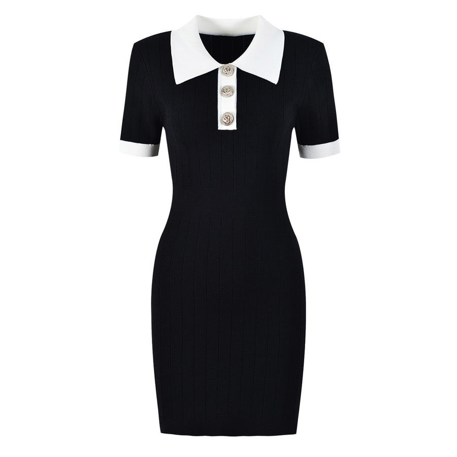 Gabrielle Short Sleeve Knit Dress