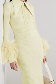 Longsleeve Knitted Maxi Dress