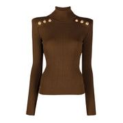 Etienne Button Detail Long Sleeve Top