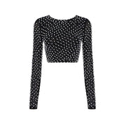 Antonia Embellished Crop Top