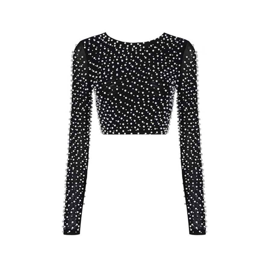 Antonia Embellished Crop Top