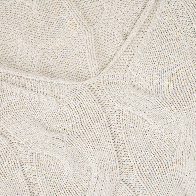 Cable Knit Loose Fit Sweater