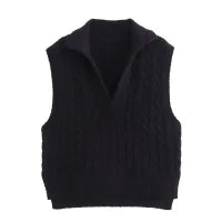 Julia Cable Knit Vest