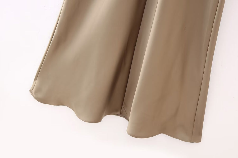 Mia Satin Midi Dress