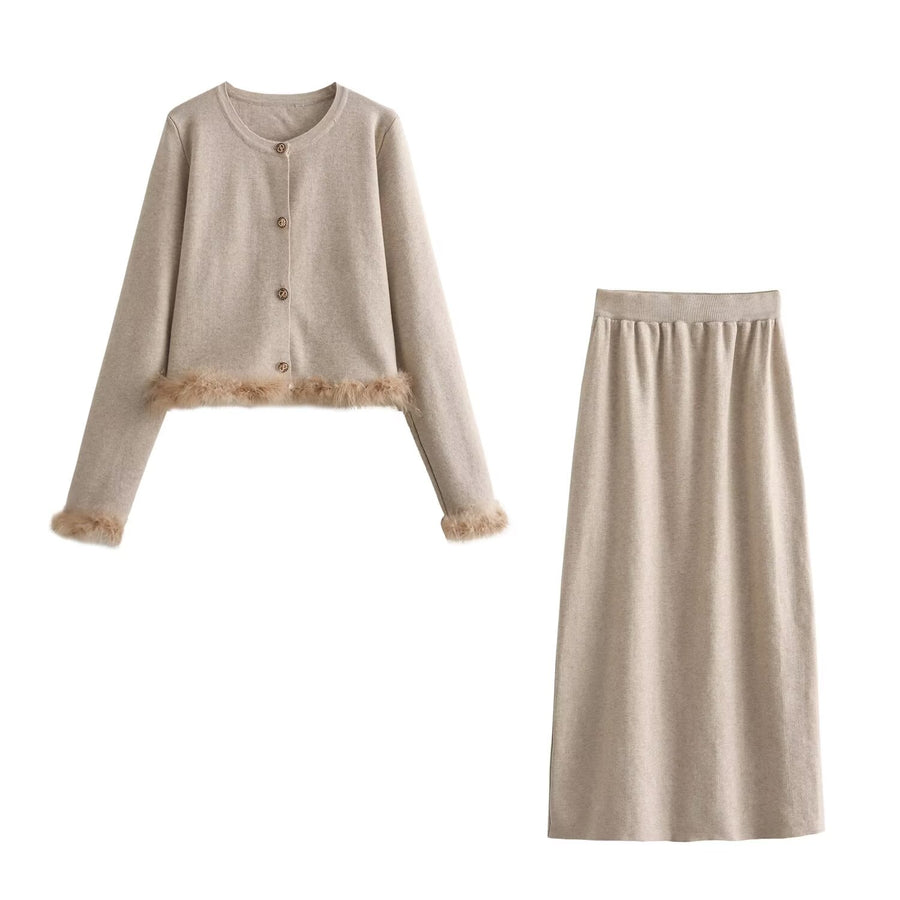 Gaida Sweater + Midi Skirt Set