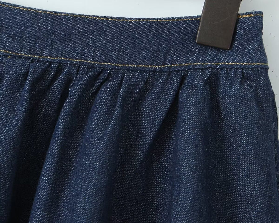 Jade Denim Skirt