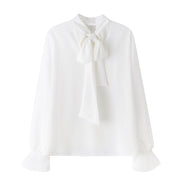 Ródos Chiffon Lace Up Shirt