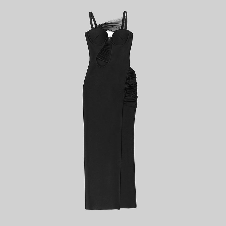 Anesi Assymetrical Maxi Slit Dress