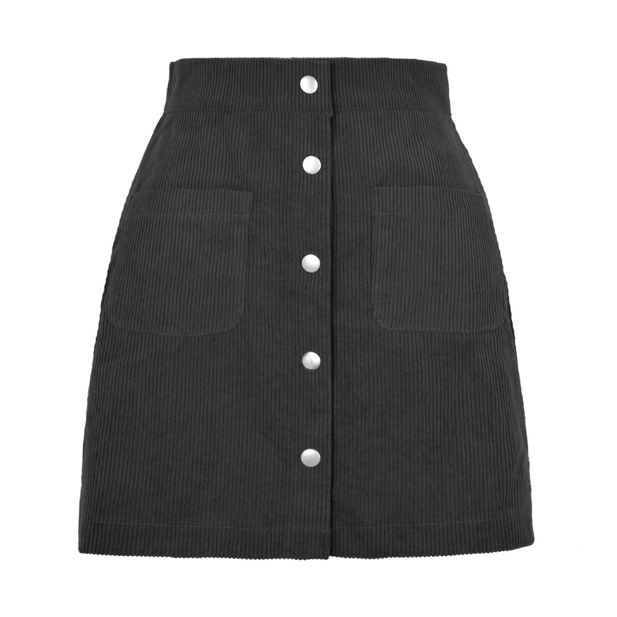 Sabine Corduroy High Waisted Skirt