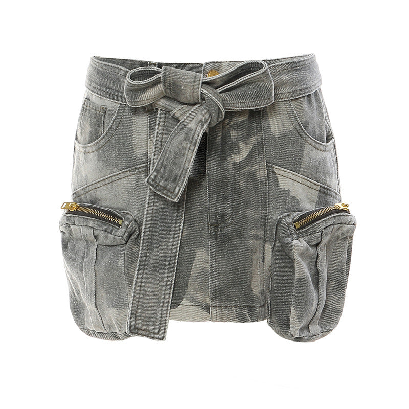 Aurelia Camo Mini Skirt