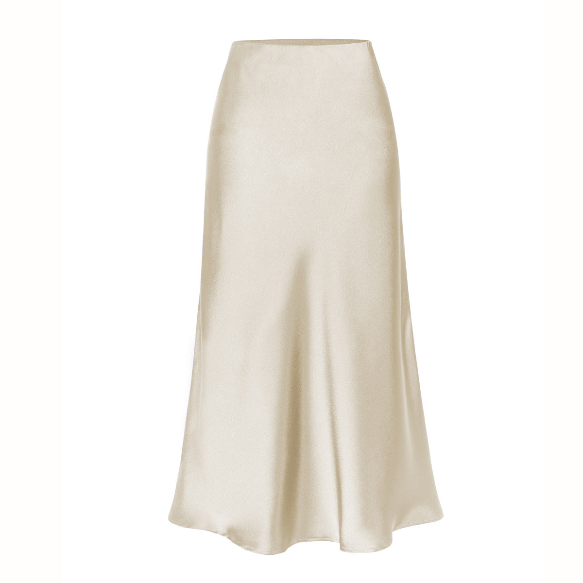 Luz Midi Satin Skirt